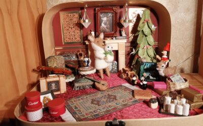 Salon d&rsquo;époque avant Noël