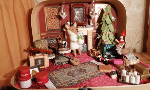 Salon d&rsquo;époque avant Noël